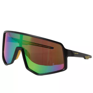 Okulary sportowe Solano S21006C polaryzacyjne lustrzanki czarno-żółte UV400 - 6
