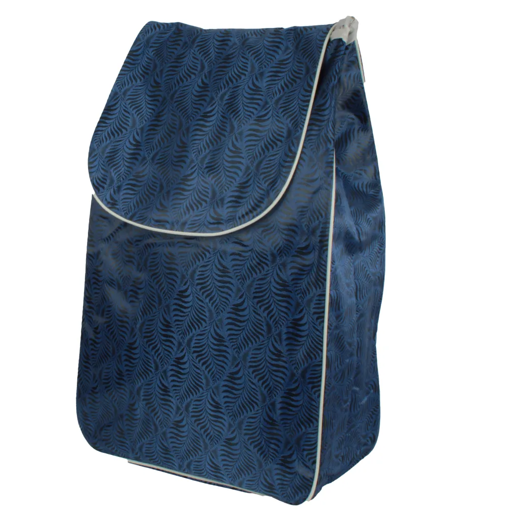 Torba WZ284CT 35L Niebieska z Roślinnym Wzorem na Wózek