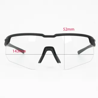 Solano SP60024E – Czarne Sportowe Okulary Fotochromowe z wkładką korekcyjną - 8
