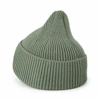 Zimowa Czapka damska beanie szałwiowa 100% wiskoza z wywinięciem  W535F - 5