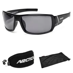 Arctica S320 Czarne DEFENDER Okulary Przeciwsłoneczne Gratisy