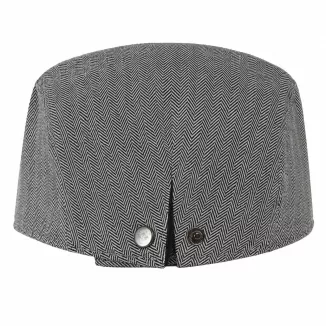 ZESTAW CZAPKA KASZKIET MĘSKI FLAT CAP SZARY + OKULARY POLARYZACYJNE K155AA - 9