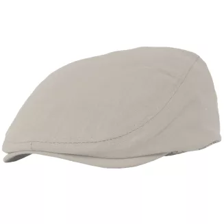 Kaszkiet męski beżowy bawełniany flat cap letni  K306D  57-59 cm - 3