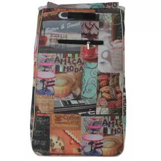 Impregnowana Torba zakupowa do wózka zakupowego 35L T4B z usztywnionym dnem - 3