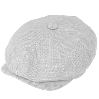 Kaszkiet męski Peaky Blinders beżowy bawełniany Polar Fashion K305A 57-61cm - 3