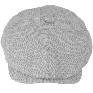 Kaszkiet męski Peaky Blinders beżowy bawełniany Polar Fashion K305A 57-61cm - 2