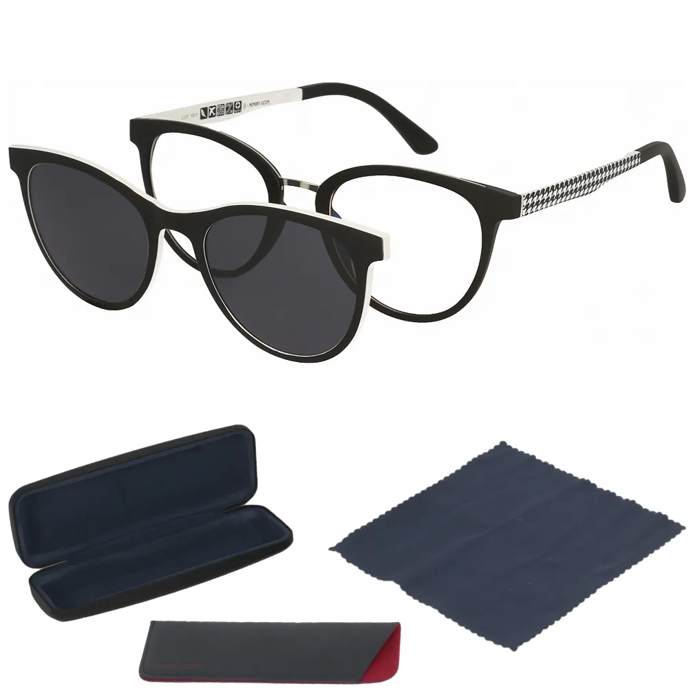 Solano CL90096D Corrective Frame With Clip-On Sun Cover