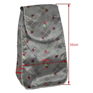 WZ245T Torba do wózka zakupowego na kółkach nieprzemakalna 35L - 4