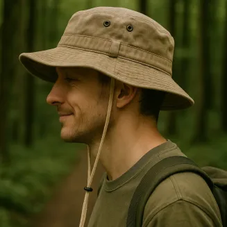 Kapelusz Polar Fashion R244B Khaki – Ochrona przed Słońcem i Deszczem - 2