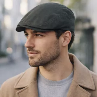 Kaszkiet Męski Zielony K266H flat cap Styl Autorytet Który Nie Wymaga Słów - 6