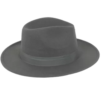 Kapelusz damski Fedora grafitowy R239B Polar Fashion – elegancki rozmiar 57 - 2