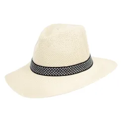 Jasnobeżowy Stylowy Letni Kapelusz Panama – Polar Fashion R231B