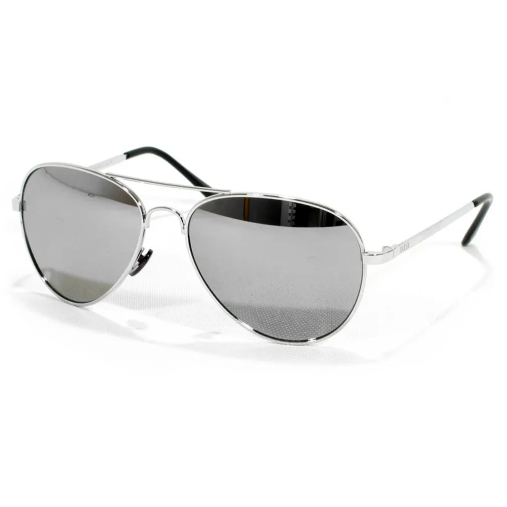 Aviator - Hit-C - Silver Classic Sunglasses + Accessories