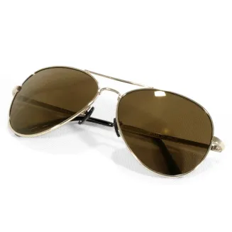 Aviator - Hit-A - Gold Classic Sunglasses - 2