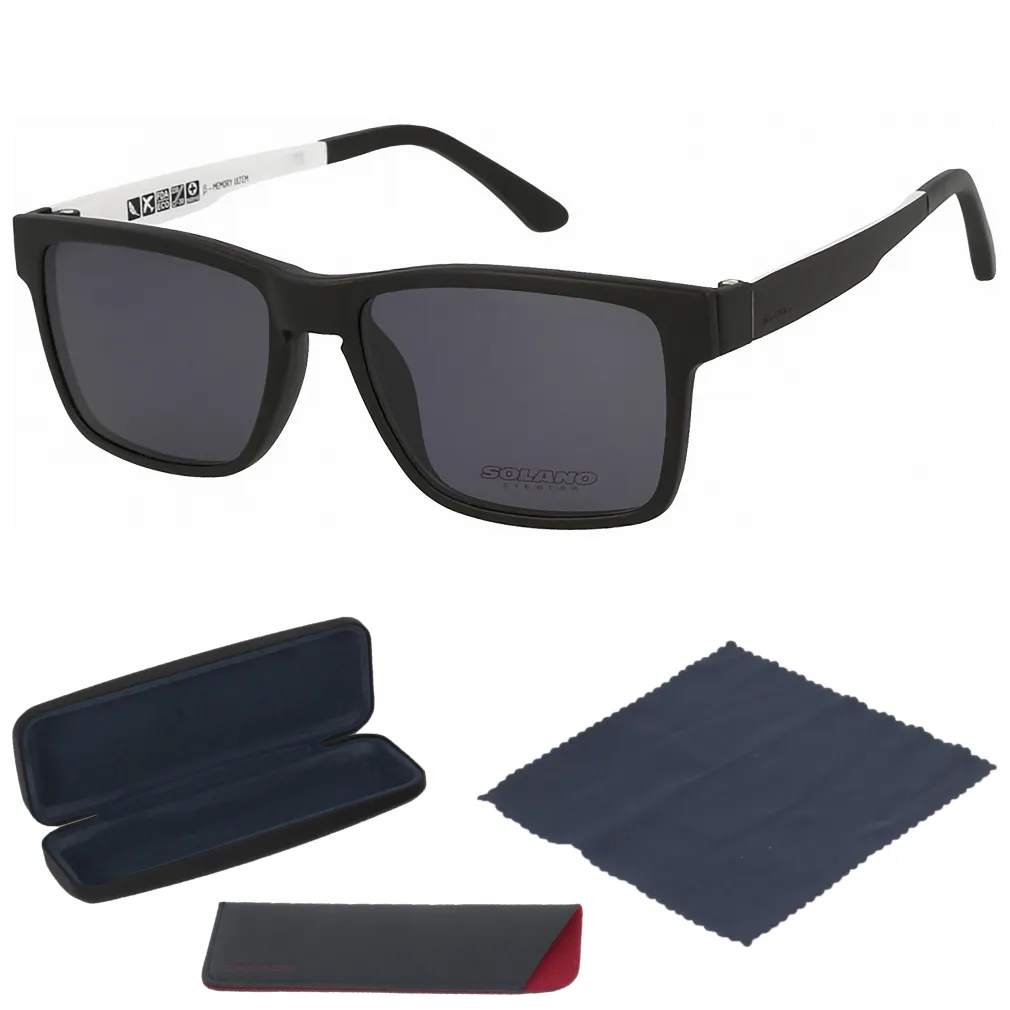 Solano CL90001A Corrective Frame With Clip-On Sun Cover