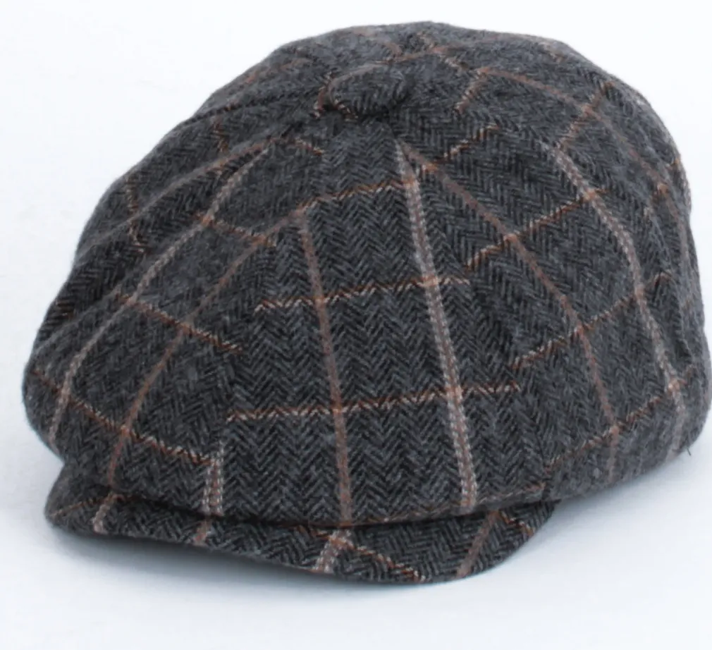 POPIELATY Kaszkiet męski bawełniany czapka Peaky Blinders Shelby K255D