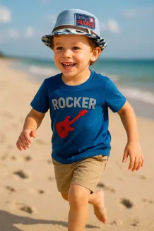 R185A Classic Hat Trilby Children'S Roket With A Belt - 3