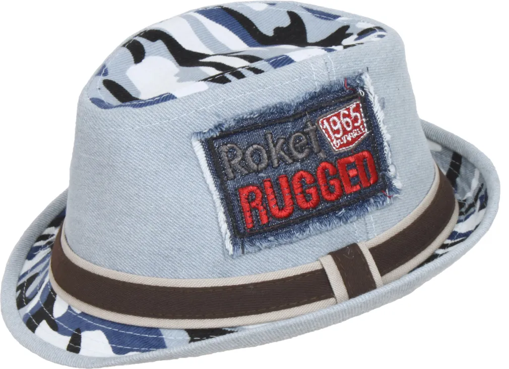 R185A Classic Hat Trilby Children'S Roket With A Belt