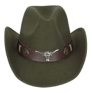 Kapelusz Cowboy R238D Zielony – Styl Western na - Przygody Polar Fashion - 4