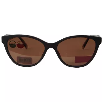 Okulary damskie 2w1 clip-on polaryzacja UV400 TAC brąz beż Solano CL90308B - 5
