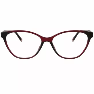 Okulary damskie 2w1 clip-on polaryzacja UV400 TAC brąz beż Solano CL90308B - 4