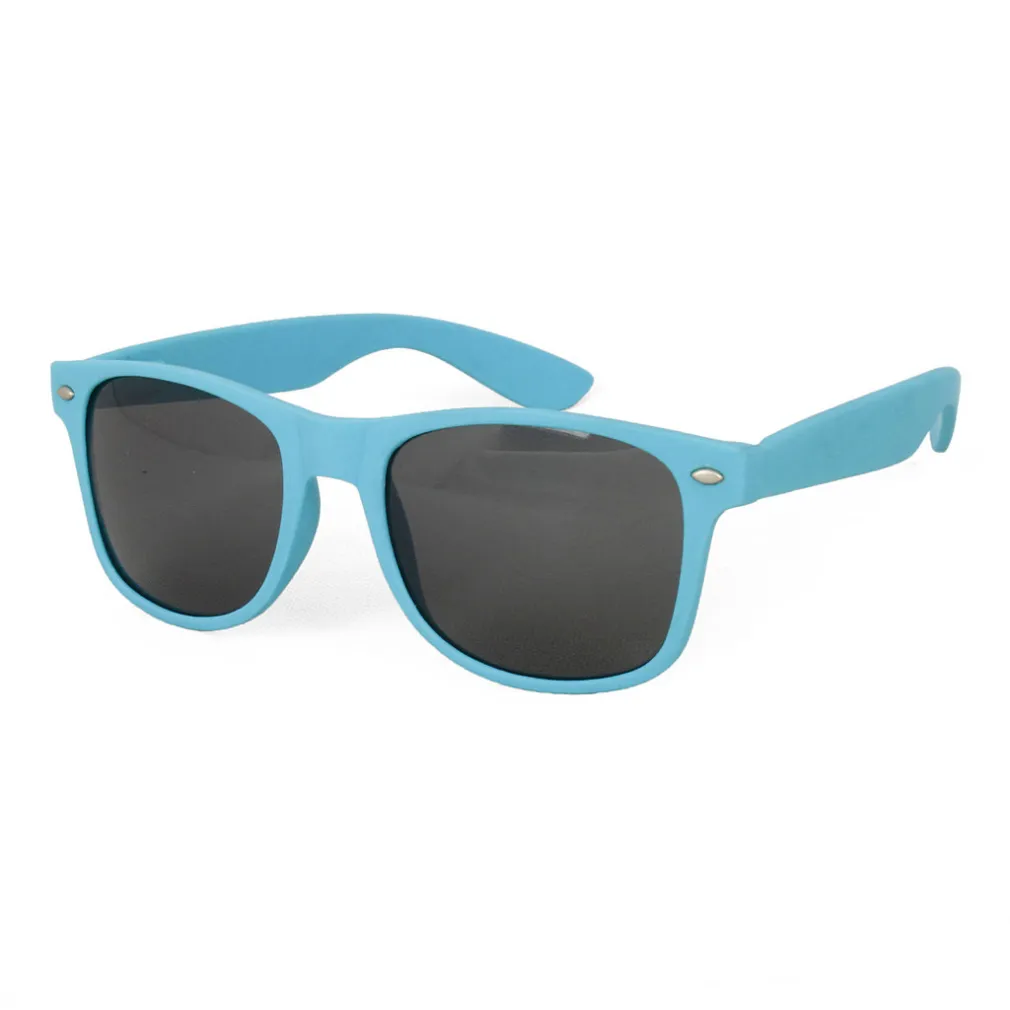 Okulary przeciwsłoneczne wayfarer Nerd niebieskie matowe