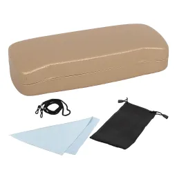 Et12C Hard Case For Glasses Plus Soft Case And Cloth With Microfiber