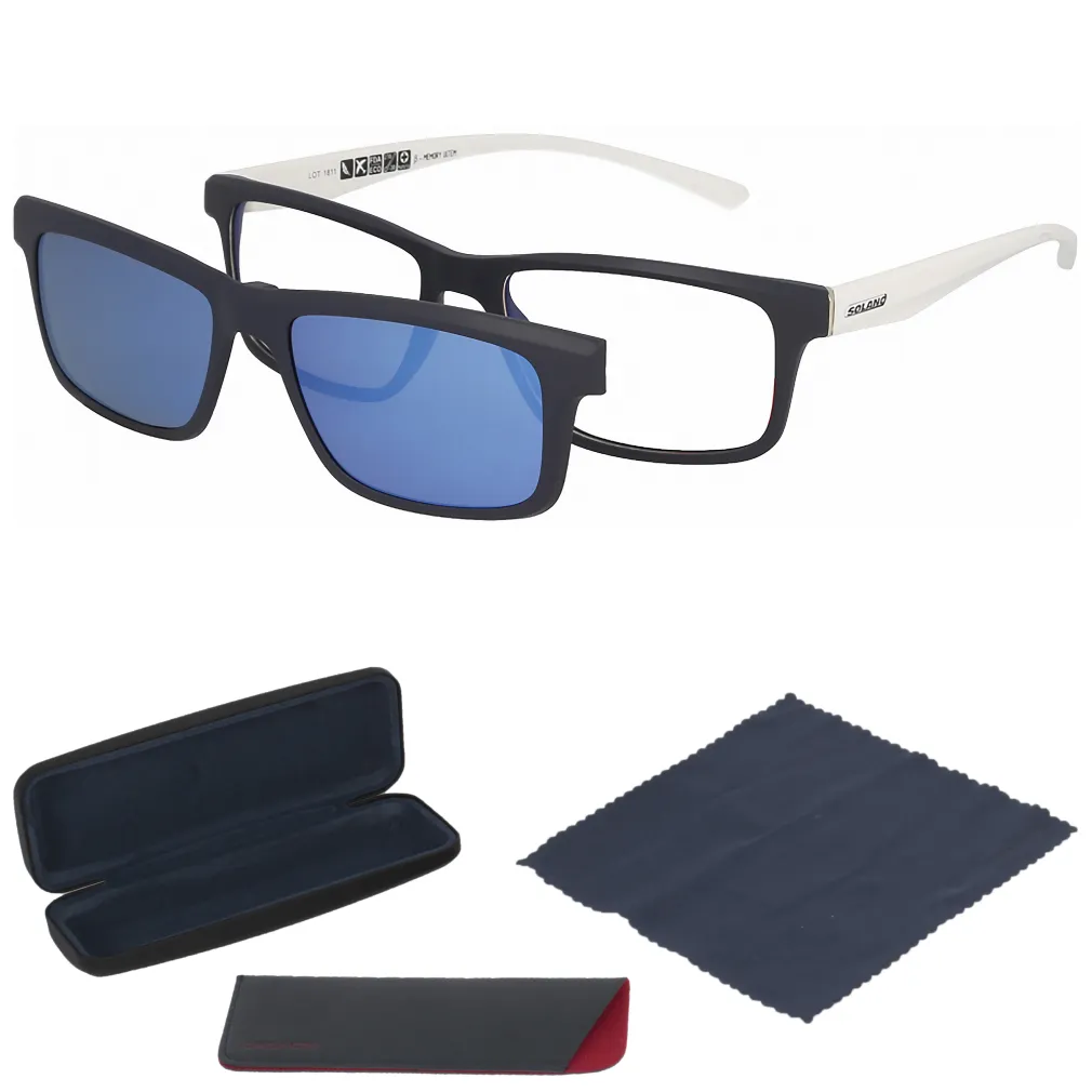 Solano CL30007E Oprawa korekcyjna z nakładką przeciwsłoneczną clip-on