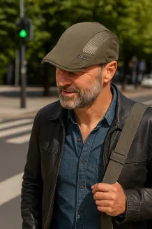 K185C Men'S Cotton Cap - 4