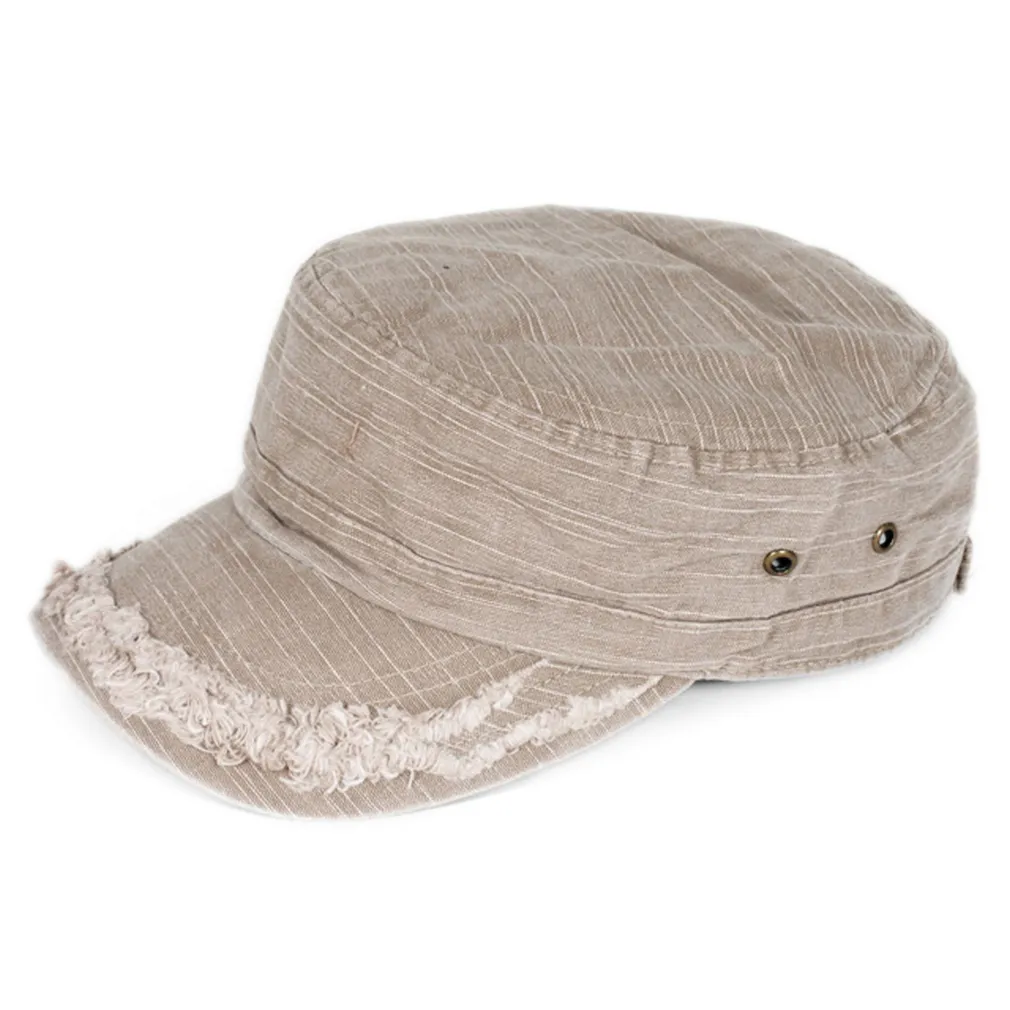 K03A Beige Patrol Cap Cotton