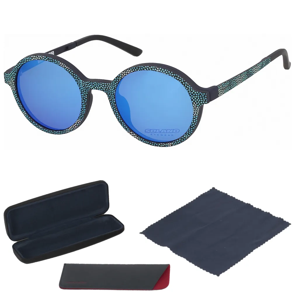 Solano CL50018E Corrective Frame With Clip-On Sun Cover Junior