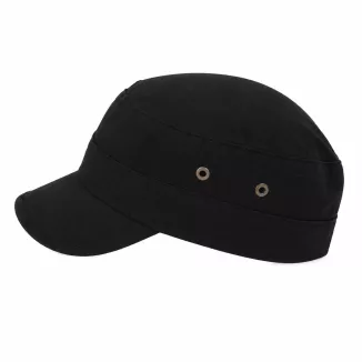 Czapka Patrolówka Polar Fashion Damska Męska Czarna Klamra Metal K316G - 7