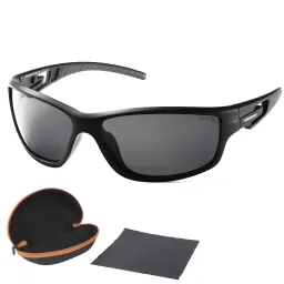 Solano Fishing Czarne Okulary przeciwsłoneczne z polaryzacją FL20067A
