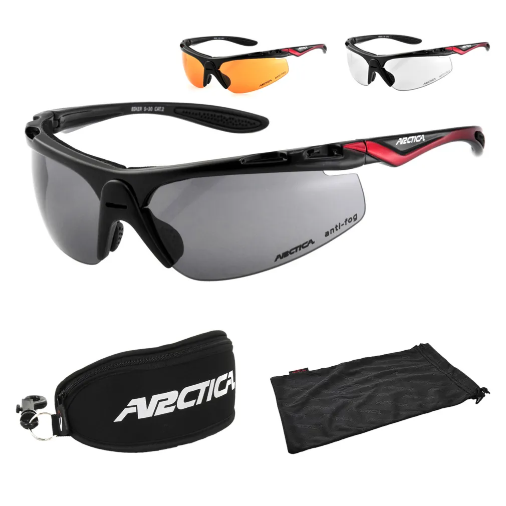 Arctica S30 Biker New Red Sunglasses Accessories