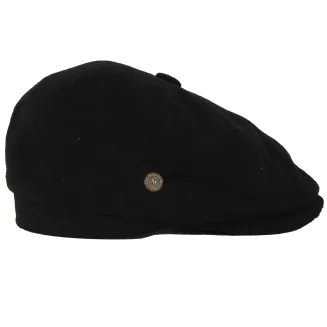 Shelby Czarny Ocieplany Kaszkiet Męski Polar Fashion K278C Peaky Blinders - 4