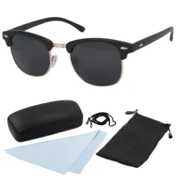 Polar Fashion 3016 C1 Czarne Matowe Polaryzacyjne Okulary Przeciwsłoneczne