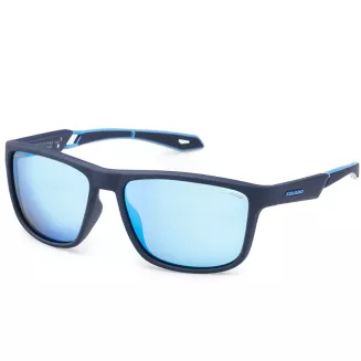 Granatowe Okulary Polaryzacyjne Męskie do Jazdy Solano SS21108B Mirror HD - 4