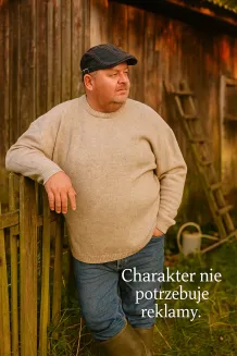 Czarny Kaszkiet Męski PolarFashion K191D – Bawełna, Regulacja, Styl - 4