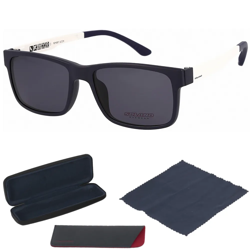 Solano CL90002A Corrective Frame With Clip-On Sun Cover