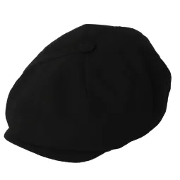 Czarny Kaszkiet męski bawełniany czapka Peaky Blinders Shelby-K267D
