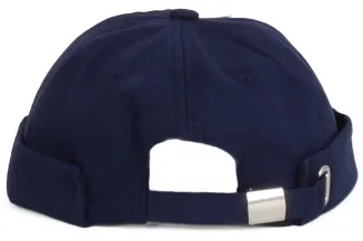 Czapka Dokerka „Leonka” K263C – Granatowe Arcydzieło w 100% Bawełny - 3