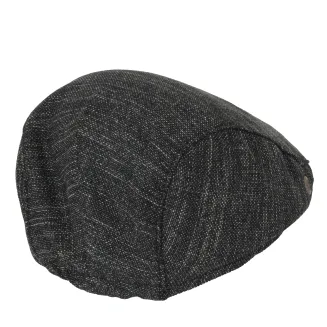 Czarny Kaszkiet męski Polar Fashion K266F – Styl, który nie potrzebuje słów - 5