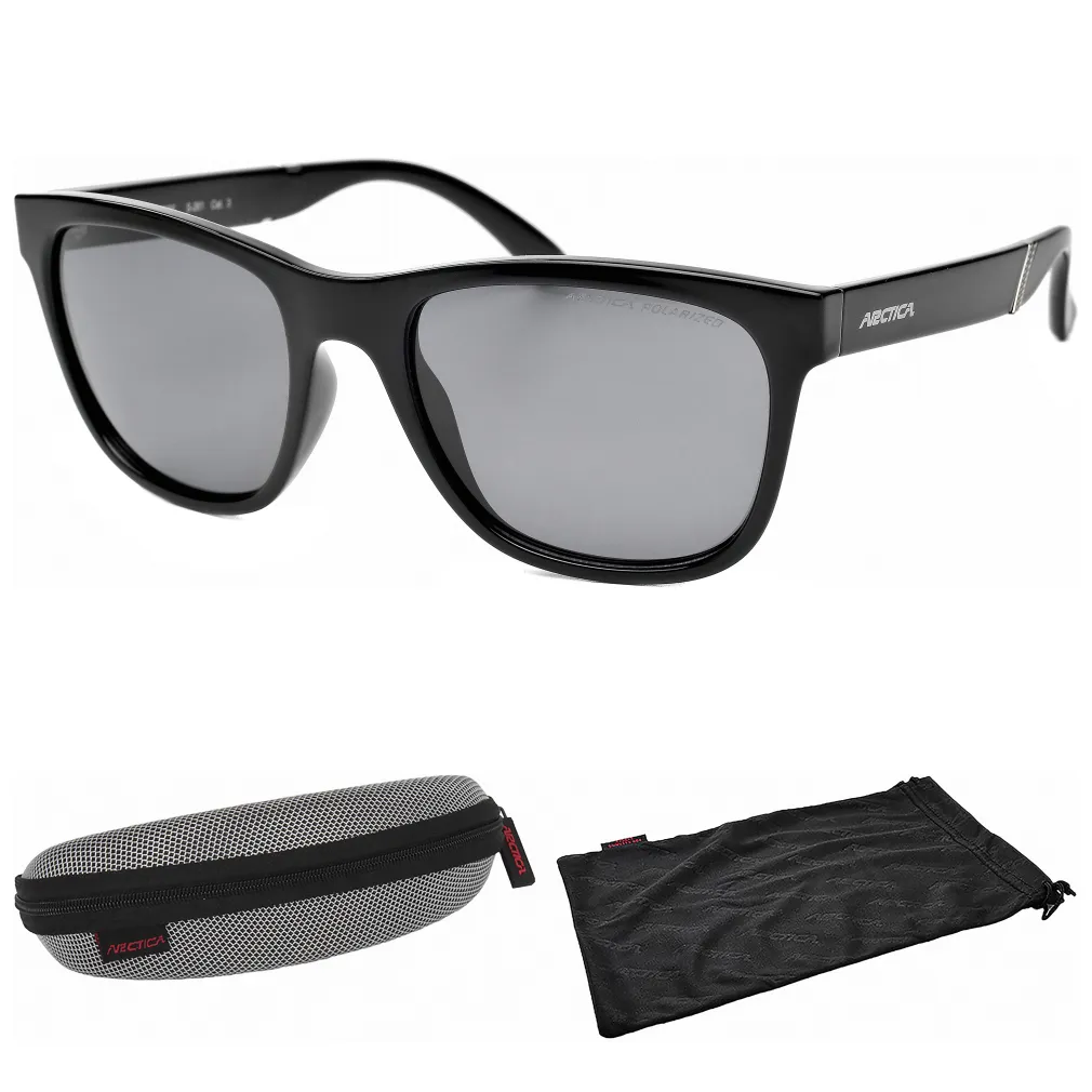 Arctica S261 Czarne PRESTIGE Okulary Przeciwsłoneczne Gratisy