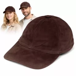 Czapka K205S Ocieplana Bejsbolówka Unisex Brąz Czekoladowy – Polar Fashion