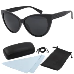 Polar Fashion P592 C1 Czarne Matowe Polaryzacyjne Okulary Przeciwsłoneczne 