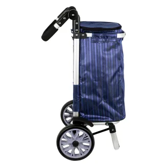 Torba na kółkach ALU49 aluminiowy wózek zakupowy z dużymi kołami i regulowaną rączką - 5