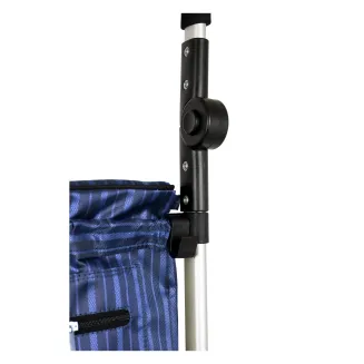 Torba na kółkach ALU49 aluminiowy wózek zakupowy z dużymi kołami i regulowaną rączką - 8