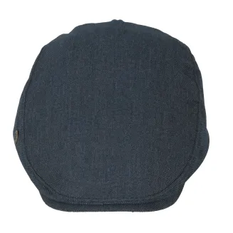Kaszkiet męski granatowy z eleganckimi akcentami K266D – Polar Fashion - 2