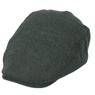 Kaszkiet męski zielony z bordowymi akcentami K266C – Polar Fashion - 3