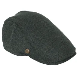 Kaszkiet męski zielony z bordowymi akcentami K266C – Polar Fashion